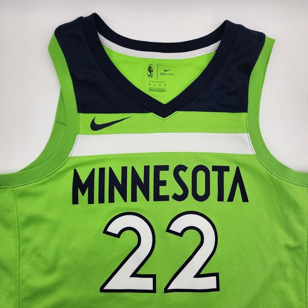 Andrew Wiggins #22 Minnesota Timberwolves Nike Jersey‎ Size 48 Men's Large Green
